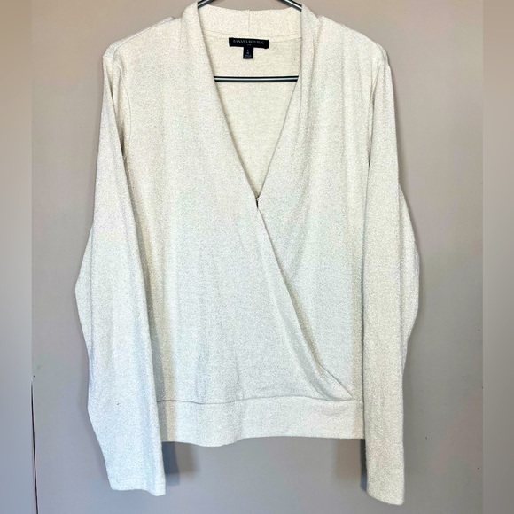 Banana Republic Tops - BANANA REPUBLIC Shimmering Wrap Top